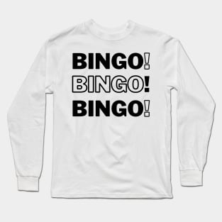 Bingo Bingo Bingo White Long Sleeve T-Shirt